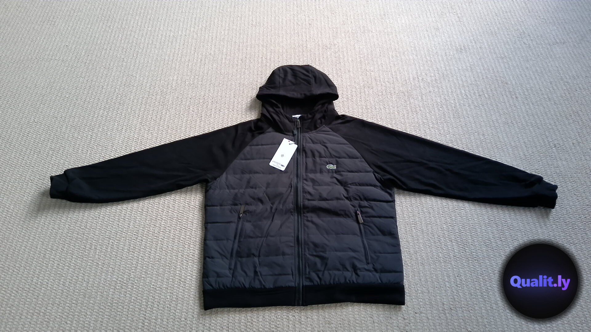 Lacoste Sport Padded Jacket Black QC