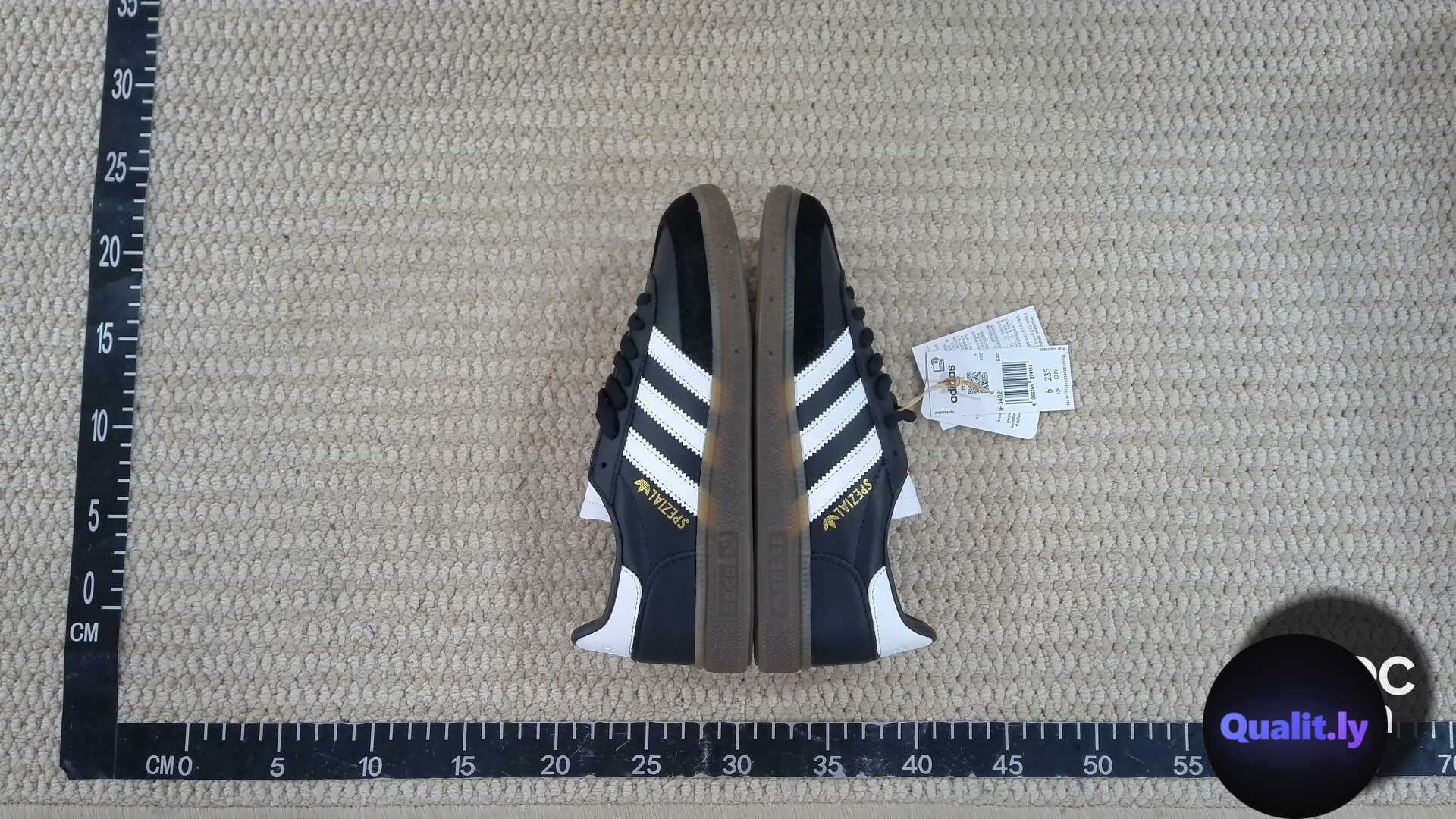 Adidas Spezial Sneakers Black White Gum QC