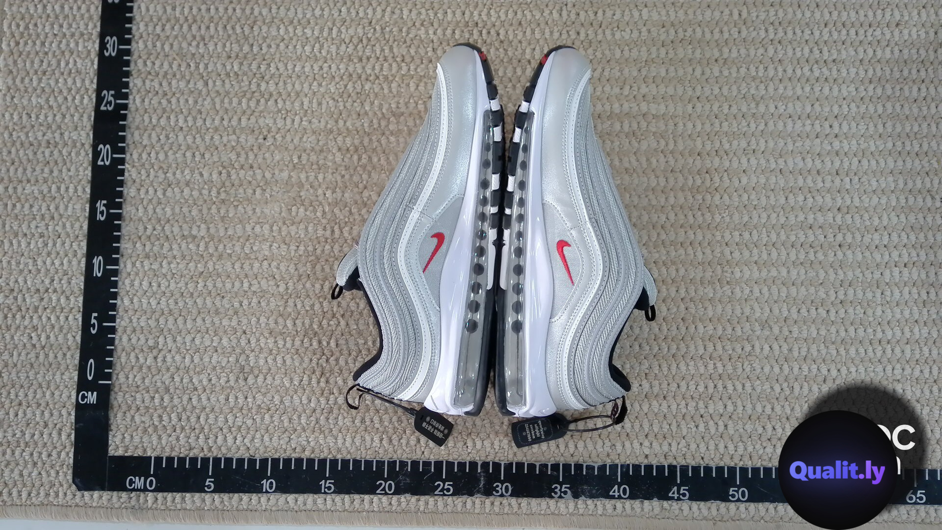 Nike Air Max 97 Silver Red QC