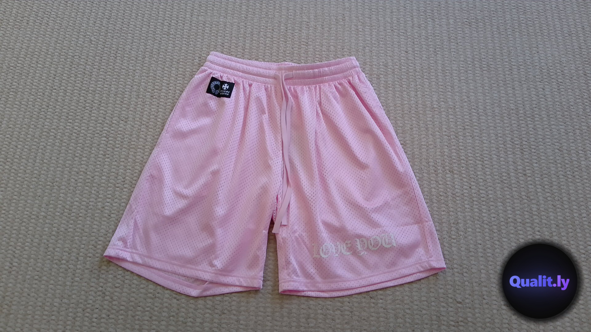 Chrome Hearts Pink Mesh Shorts QC