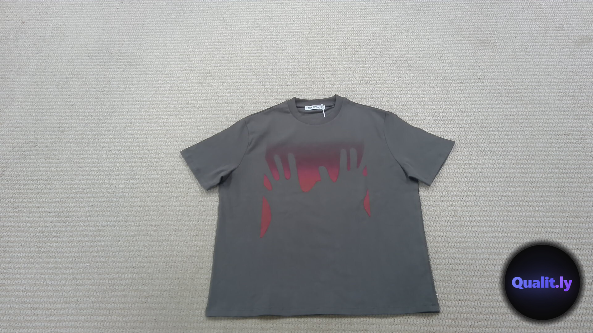 Our Legacy Grey Graphic T-Shirt QC