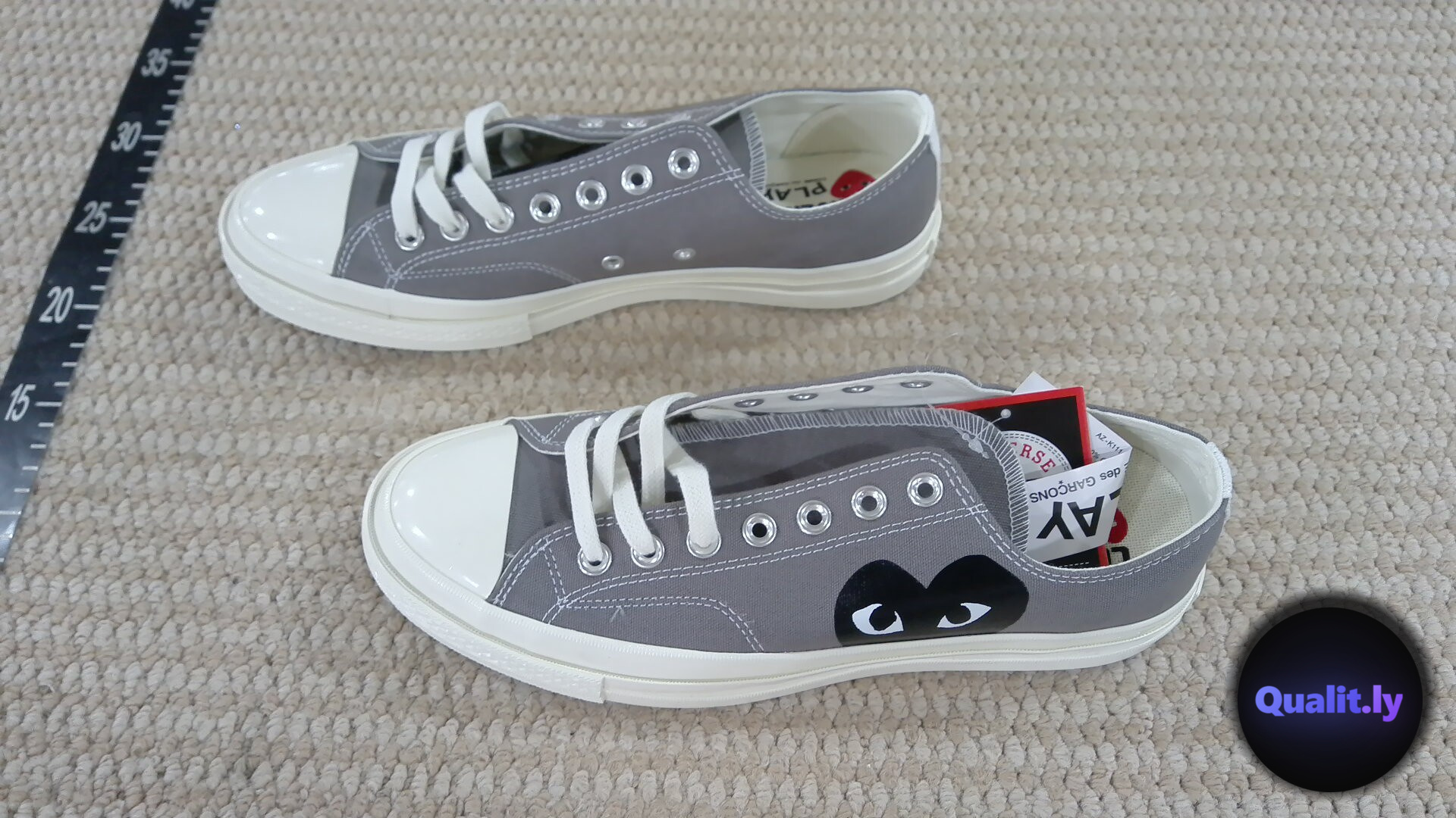 Converse Comme des Garçons Play Sneakers Grey QC
