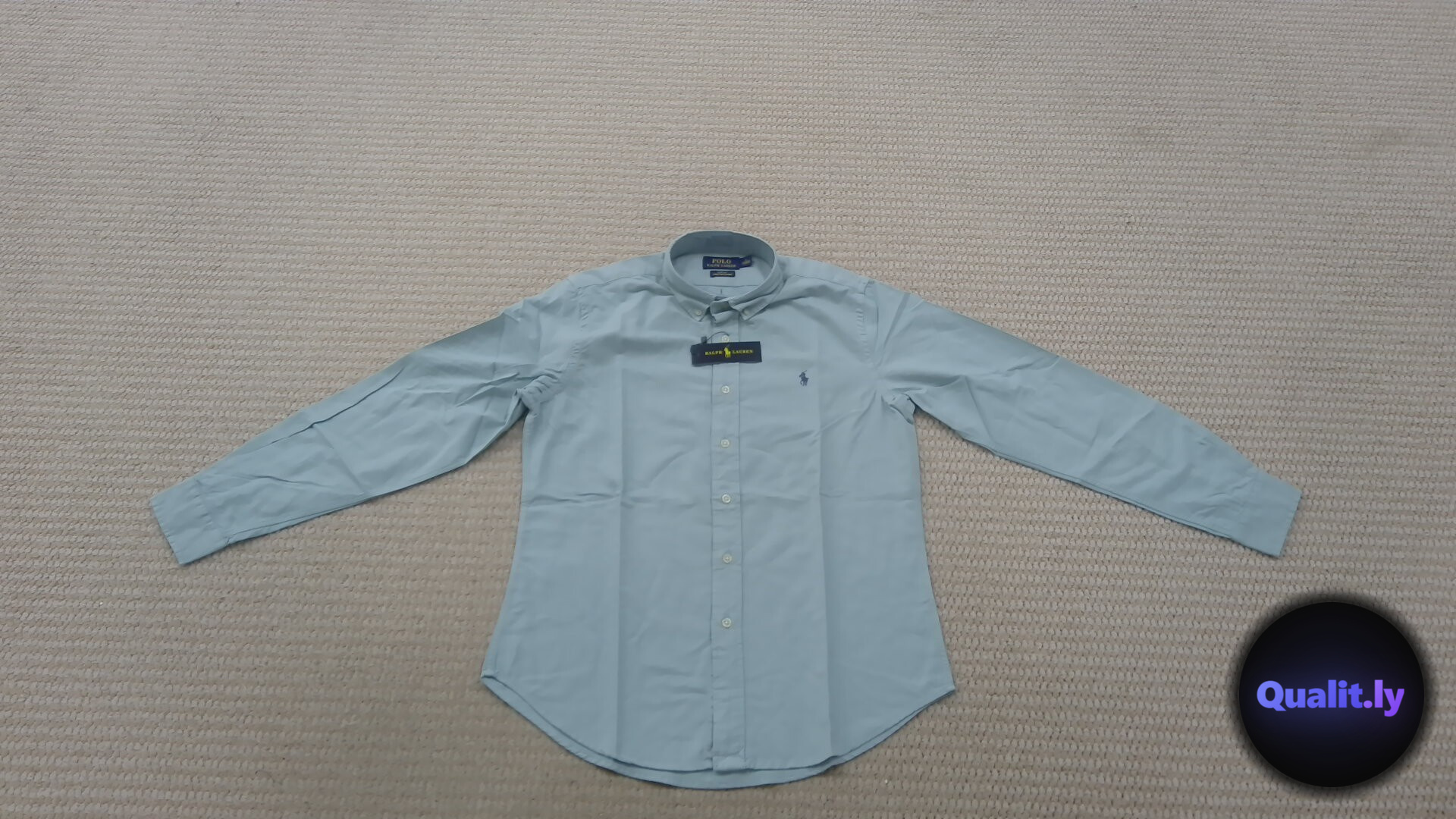 80 High-Density Cotton Oxford Fabric, European and American Style, Soft Washed, Garment-Dyed Men's Business Casual Shirt QC