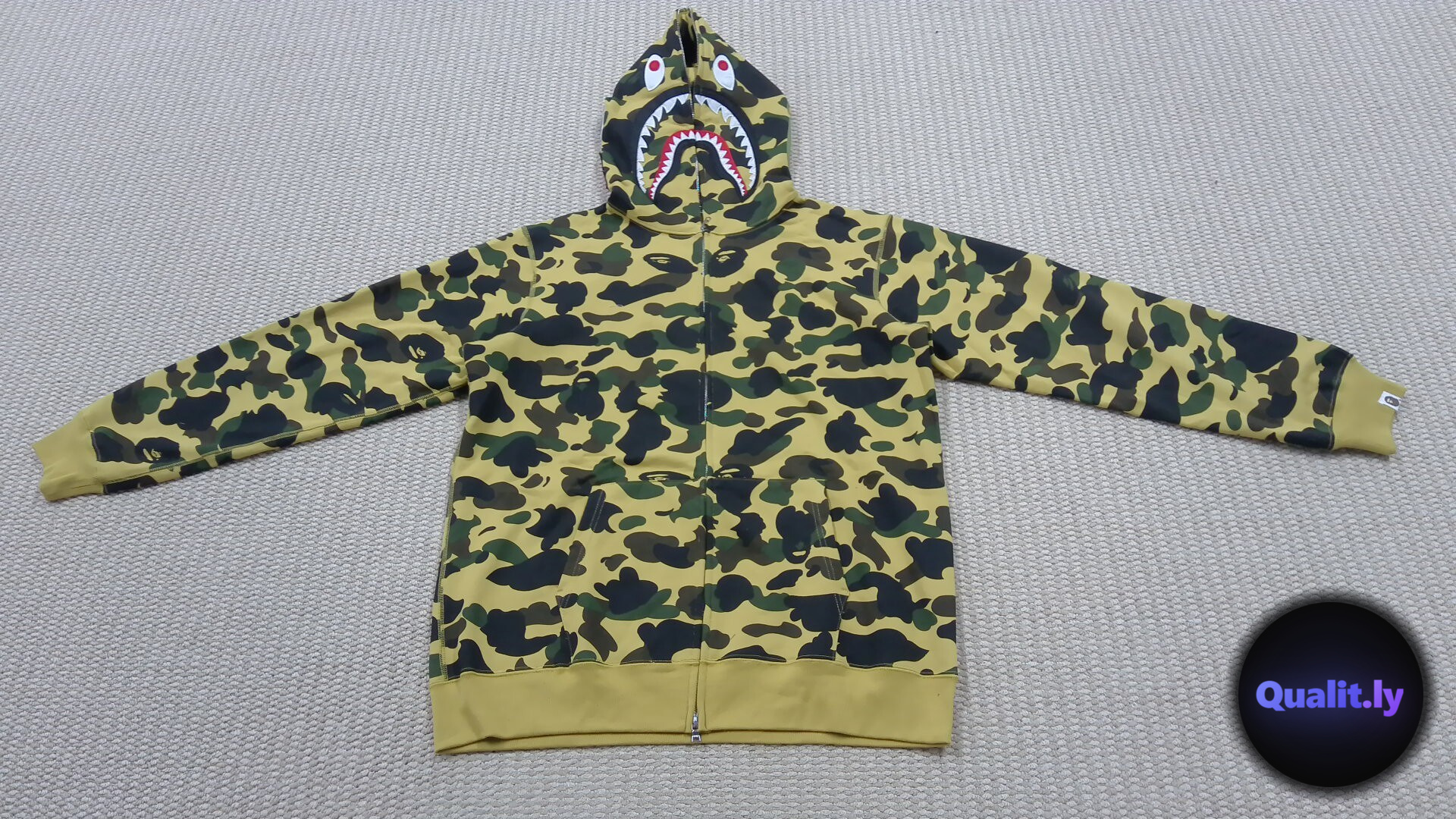 Bape Shark Camo Hoodie QC