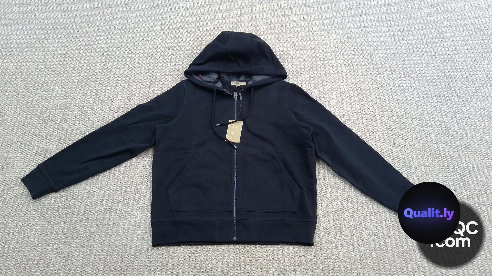 Burberry Zip Hoodie QC