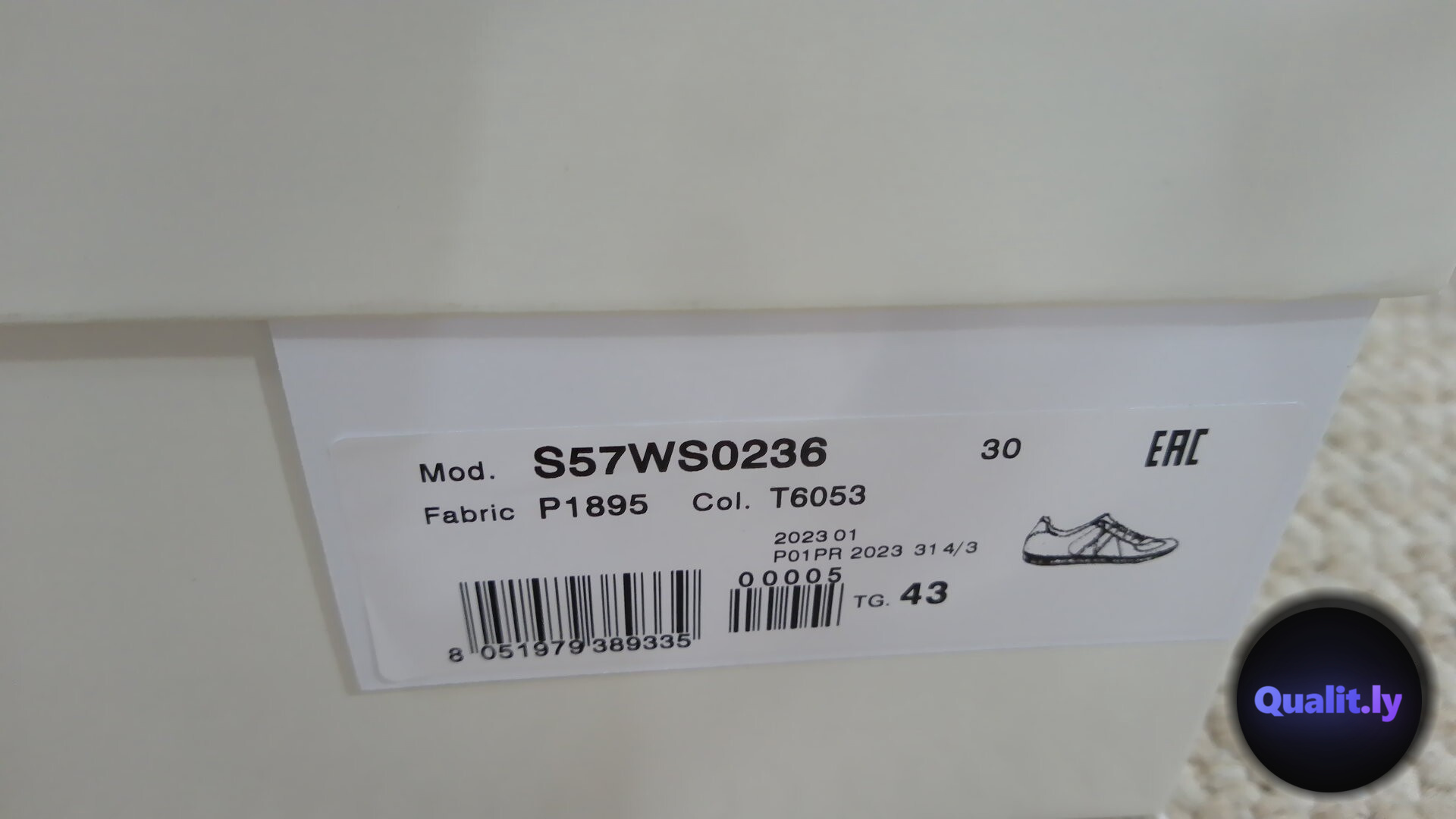 Maison Margiela S57WS0236 T6053 Blue Sneakers — foto QC 2