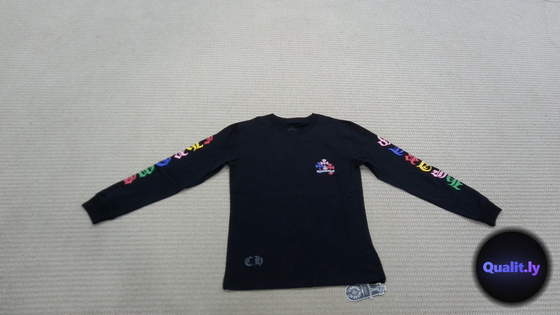 Chrome Hearts Long Sleeve Shirt Black Multi Cross Logo QC