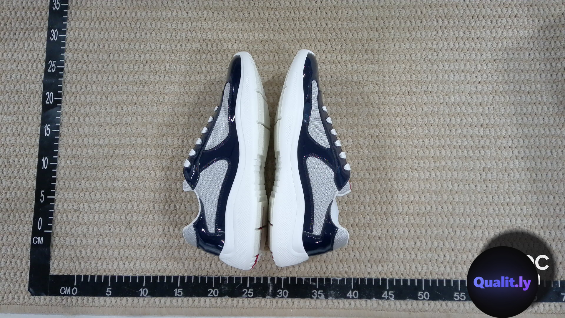 Prada 4E3400 Runner Navy White QC