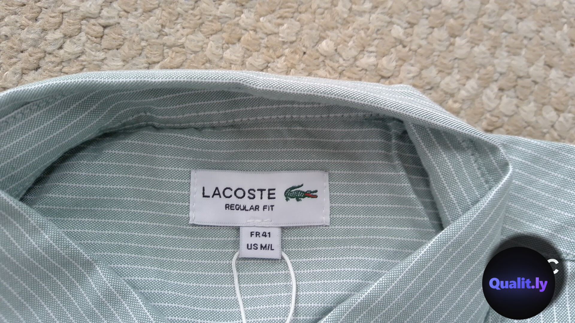 Lacoste Regular Fit Striped Shirt QC