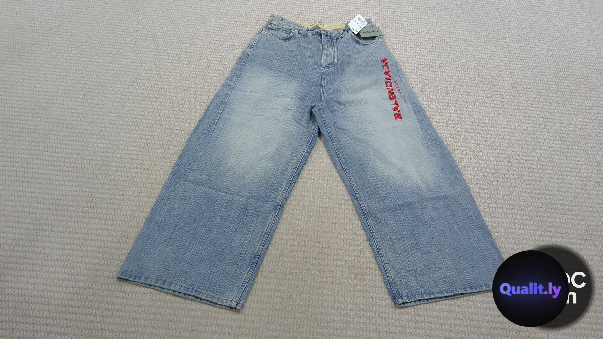 Balenciaga Logo Jeans QC