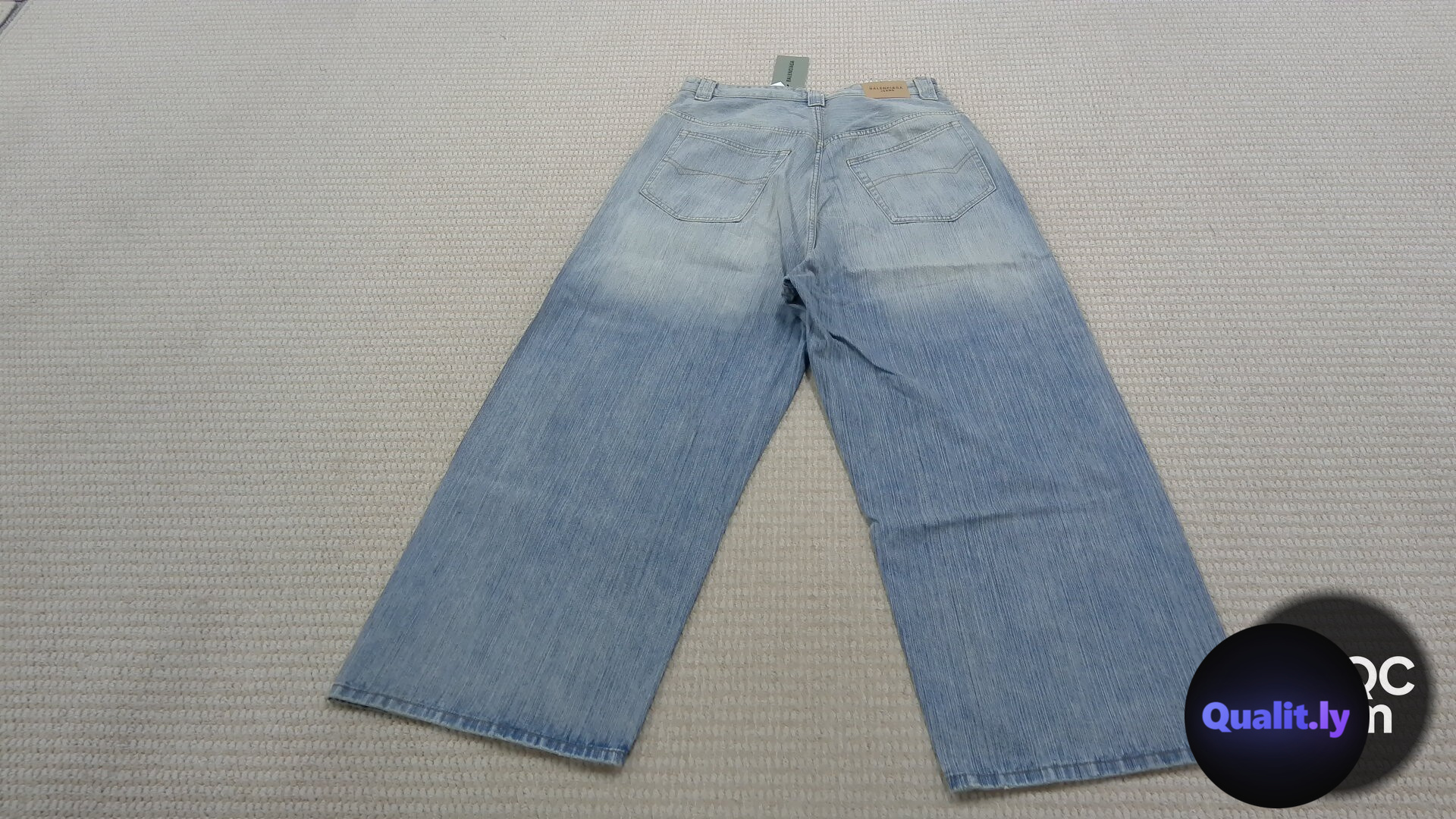 Balenciaga Logo Jeans — QC-foto 2
