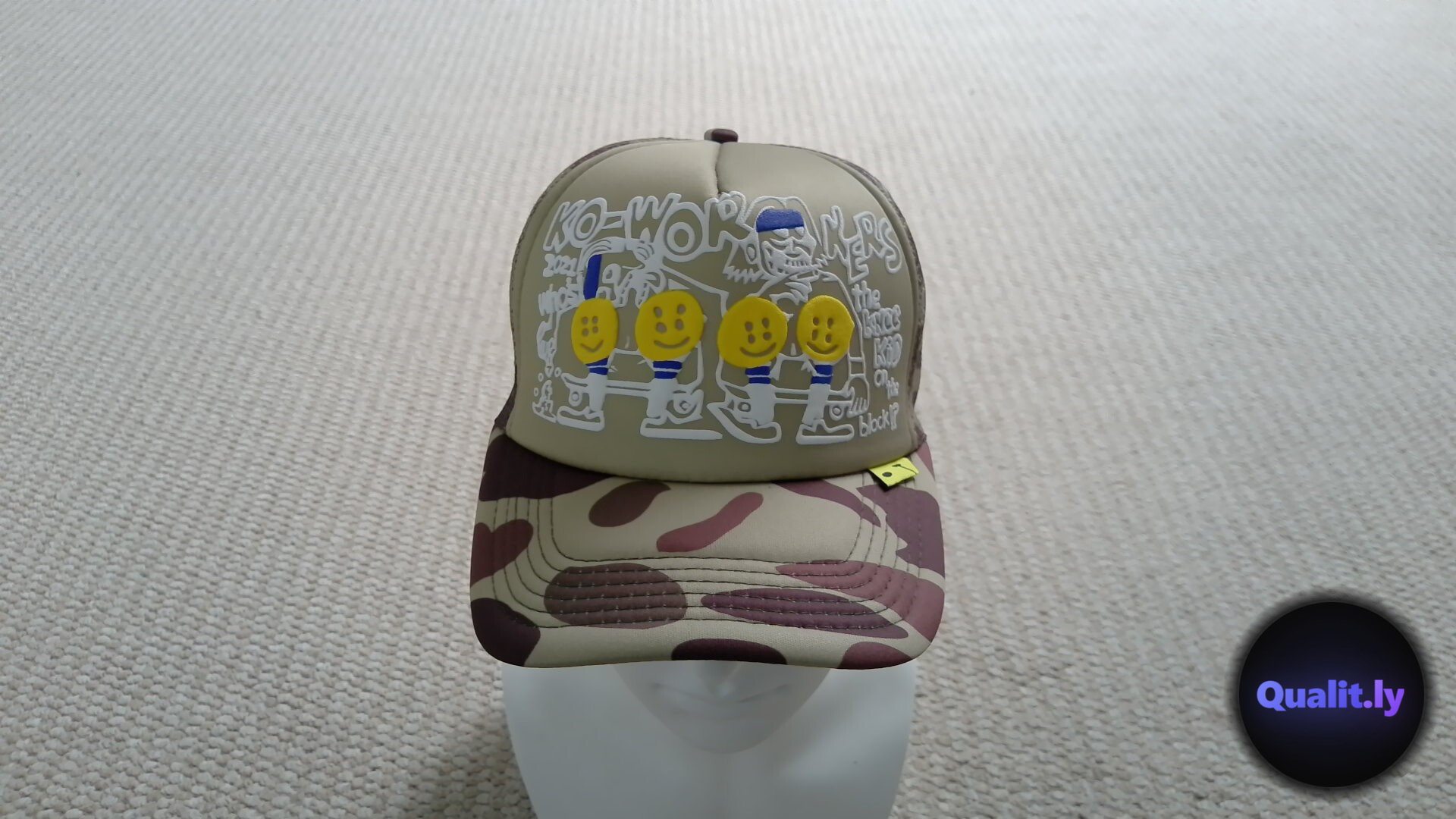 Kapital Camo Trucker Hat QC