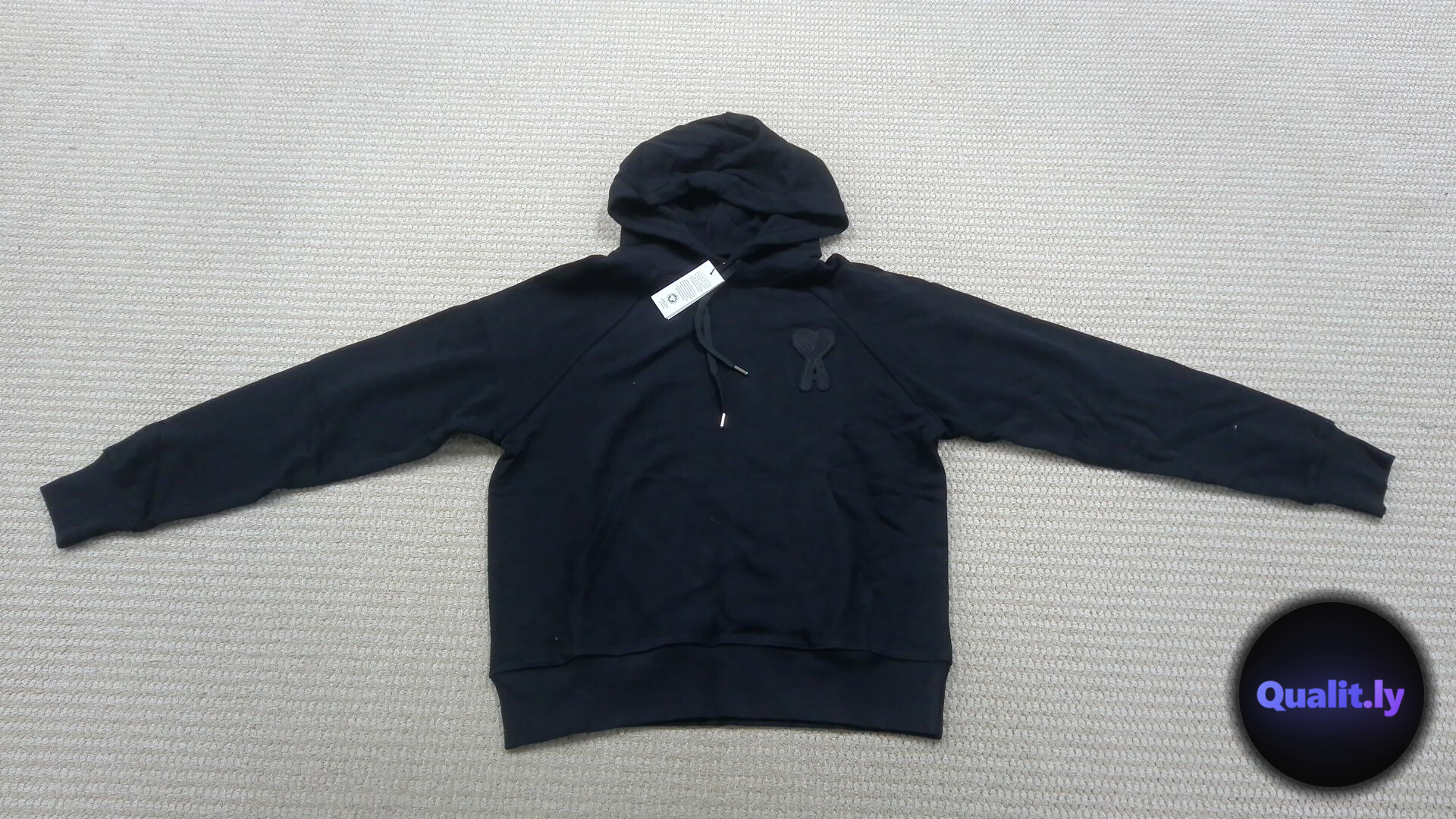 Ami Alexandre Mattiussi Black Hoodie QC