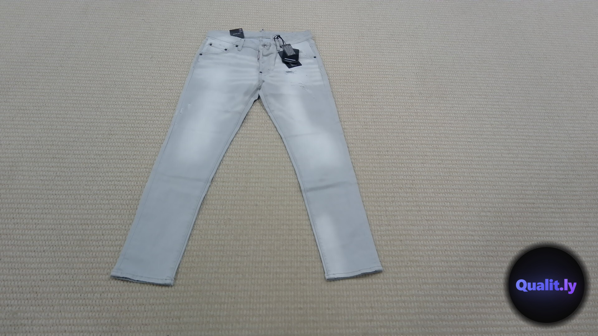DSQUARED2 Skater Jean Light Wash Slim Fit Denim QC