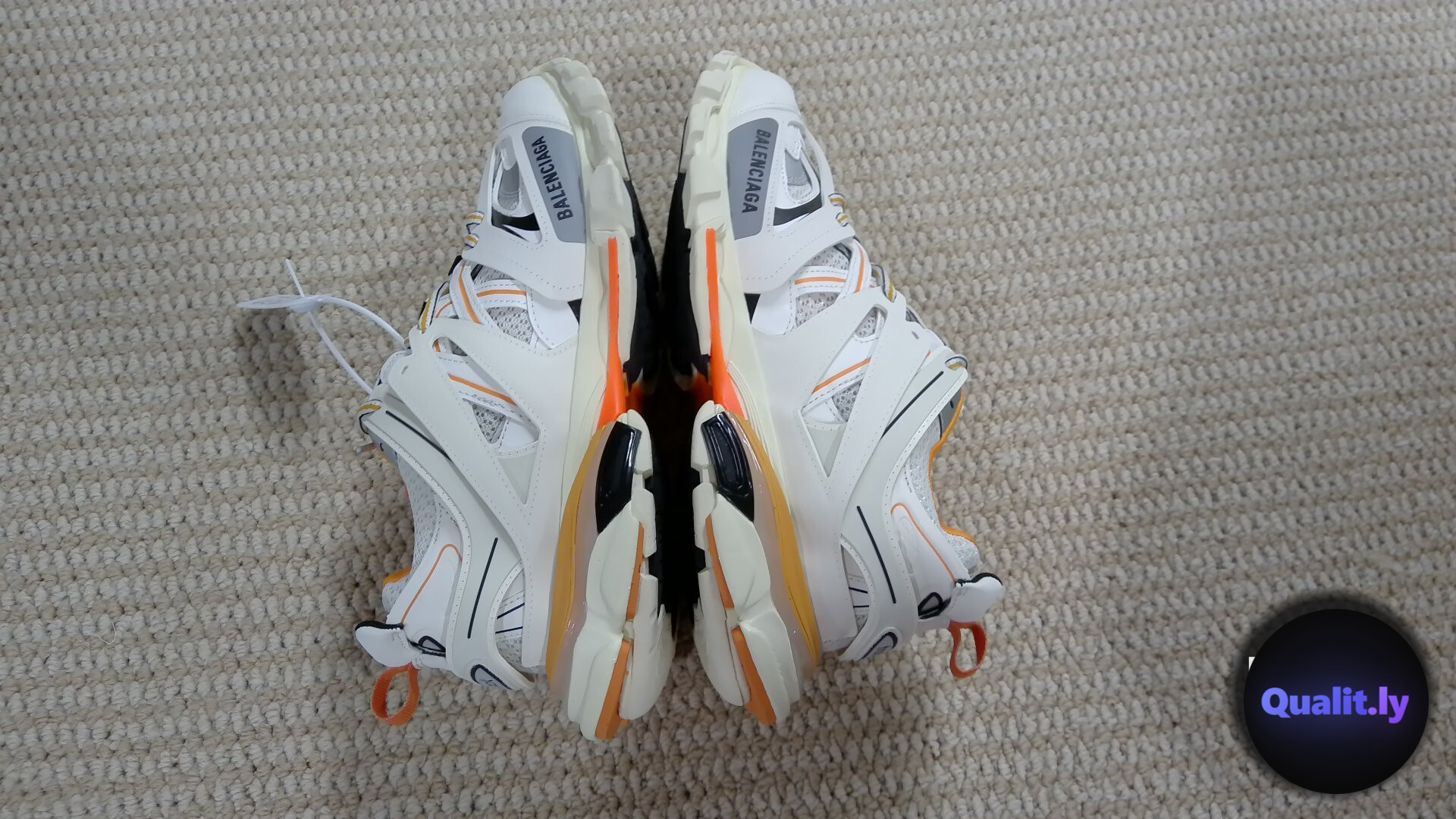 Balenciaga Track Sneaker White Orange QC