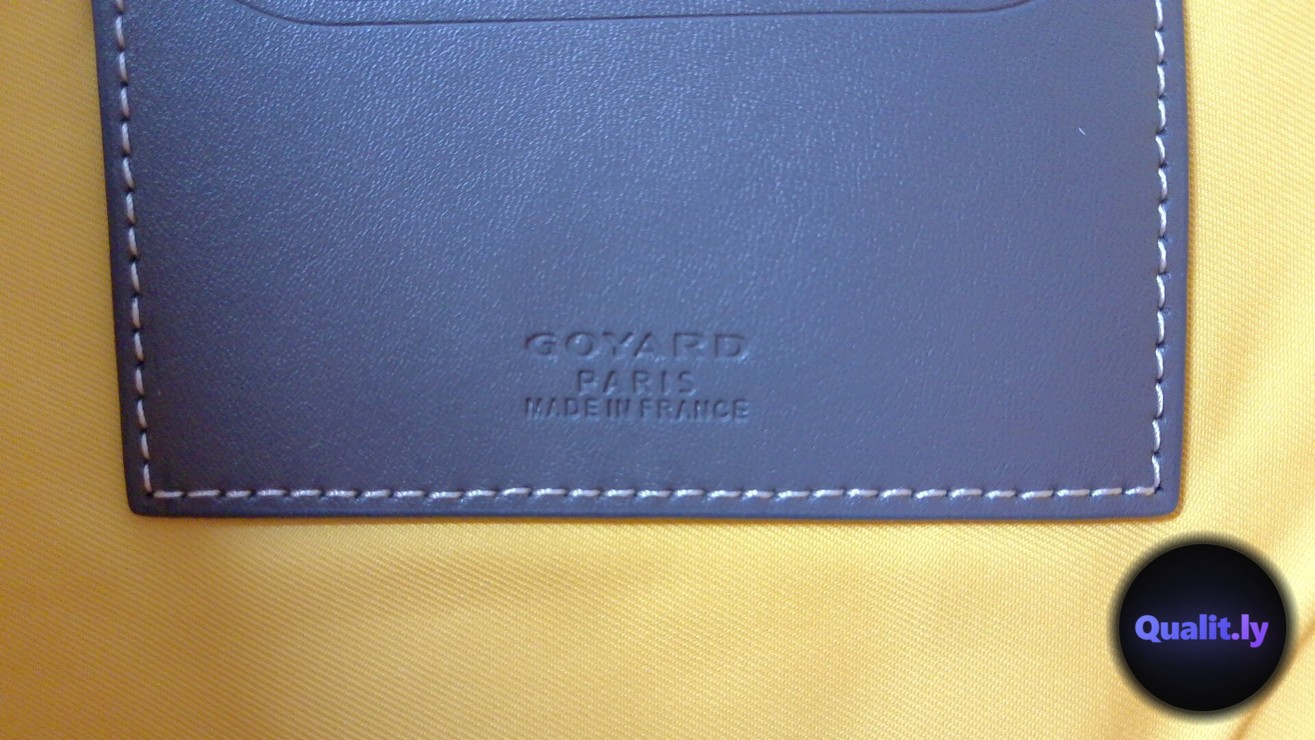 Goyard Clutch Bag Grey — foto QC 3