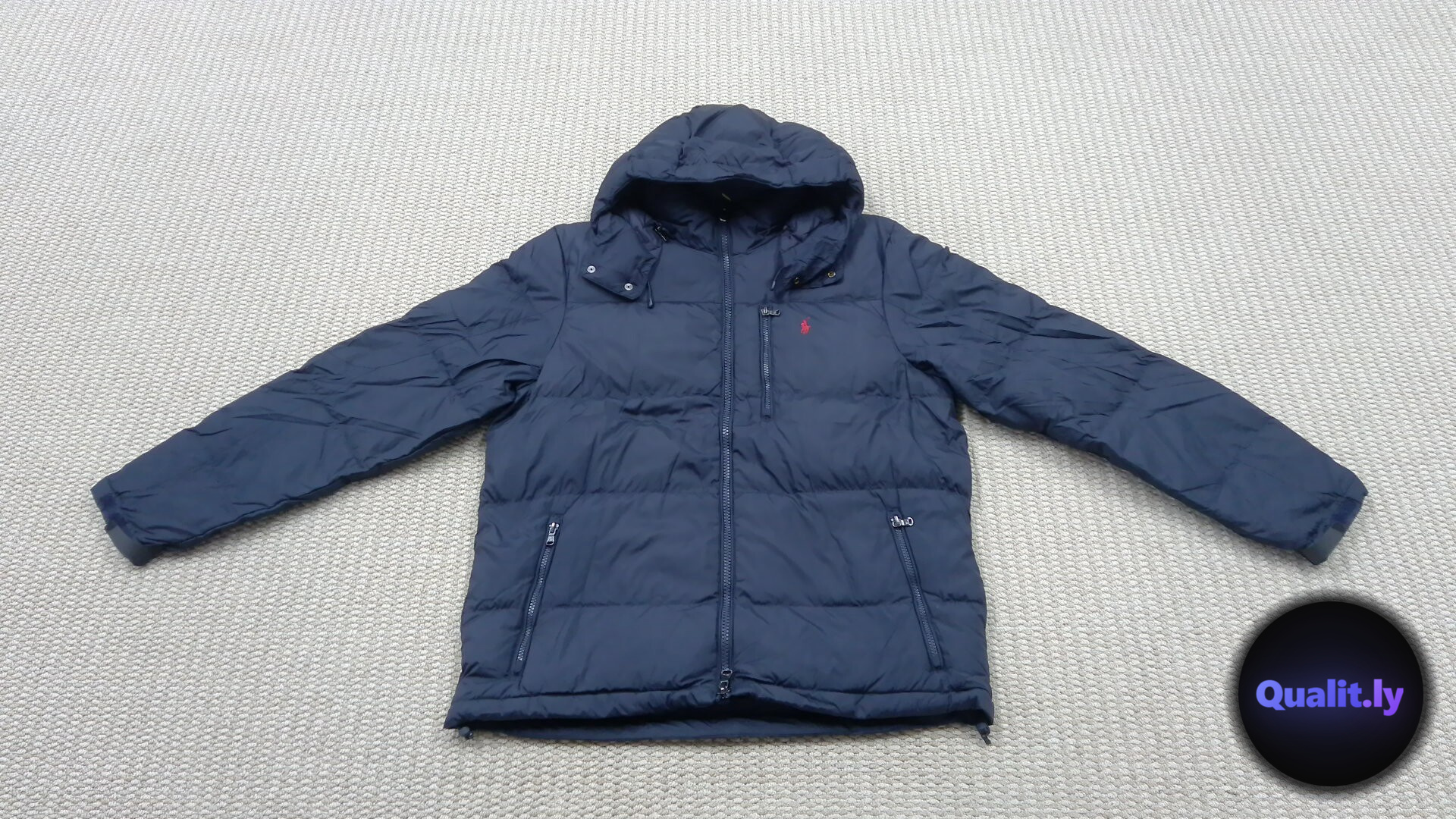 Ralph Lauren Polo Performance Puffer Jacket Navy QC