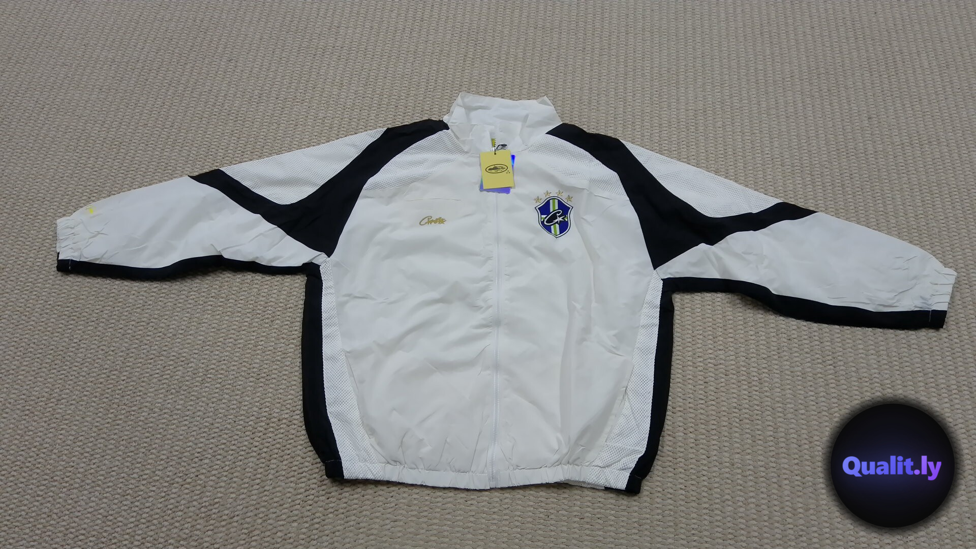 Corteiz Litework White Black Jacket QC