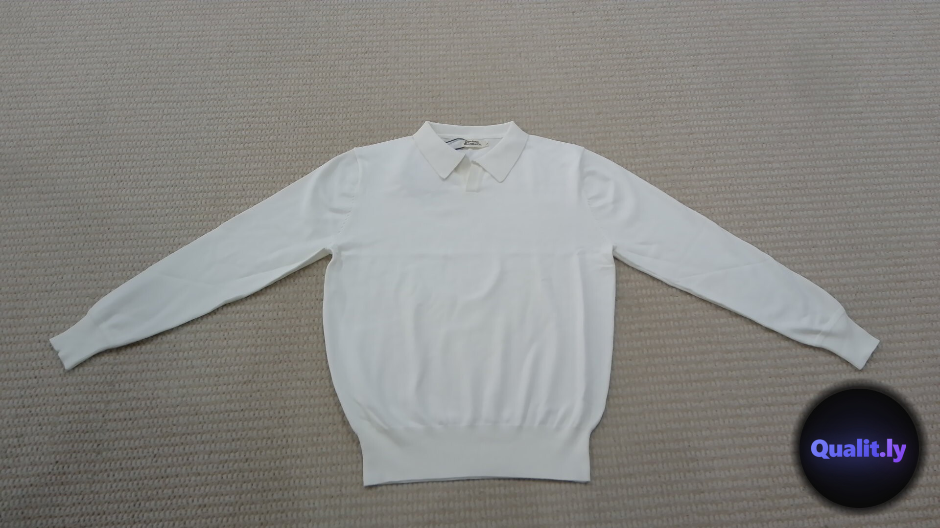 Experience Masculine Co. White Sweater QC