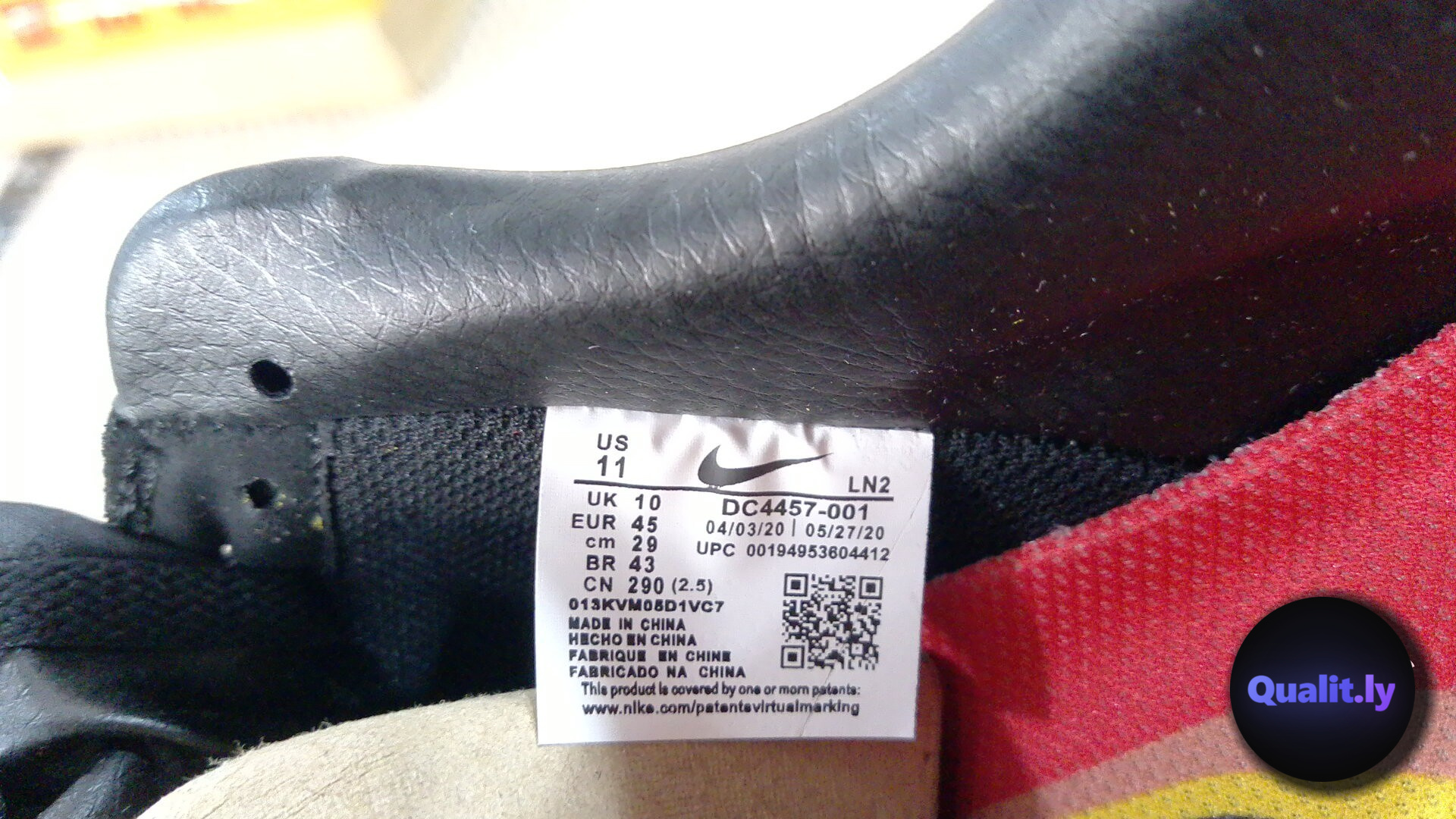 Nike Air Force 1 Low DC4457-001 Black QC
