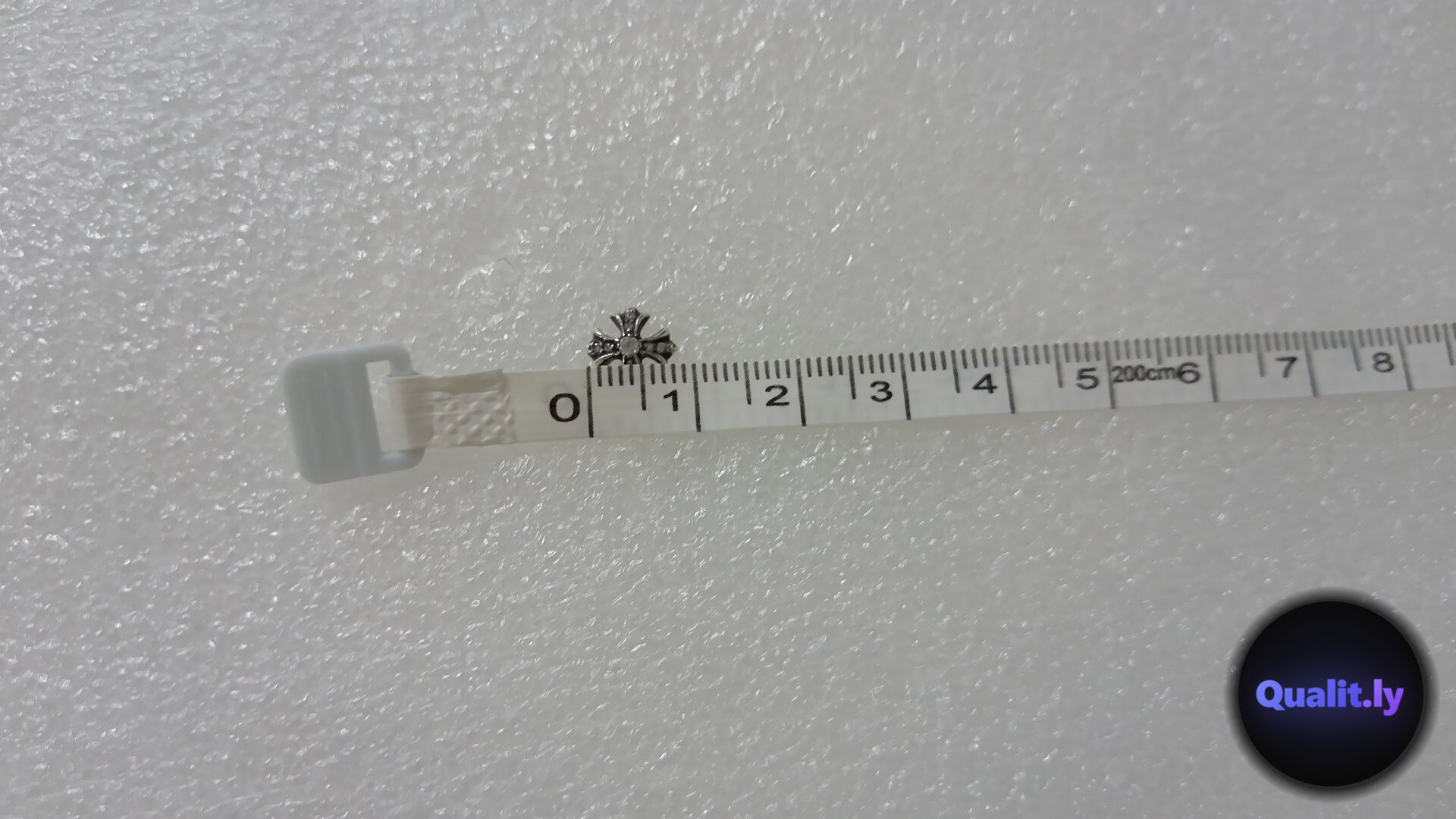 Chrome Hearts Sterling Silver Cross Earring QC