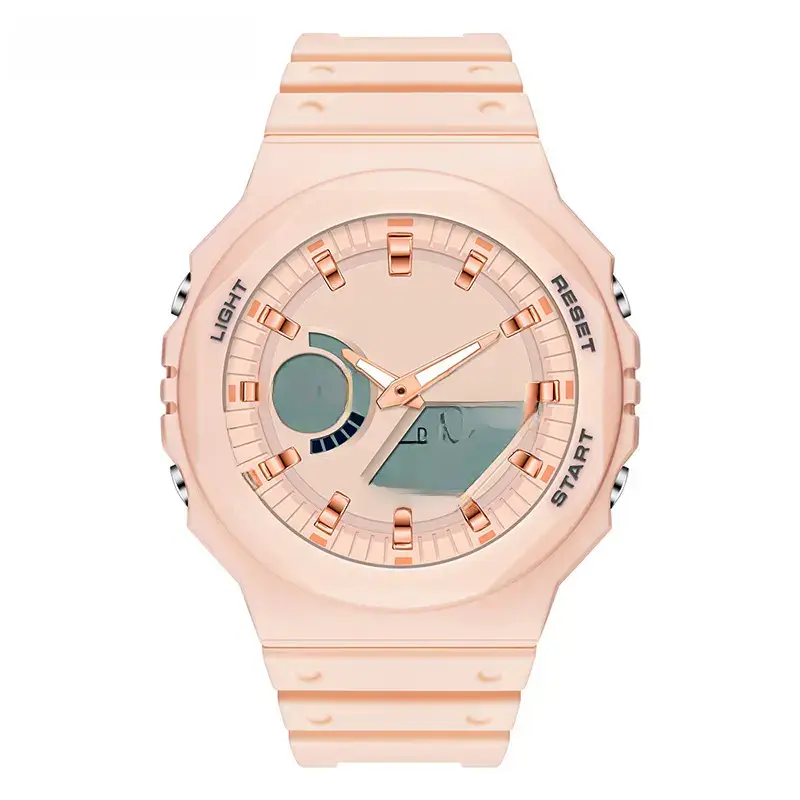 Sanda New Watch TikTok fashion popular multi-functional sports waterproof double display electronic watch one-piece delivery