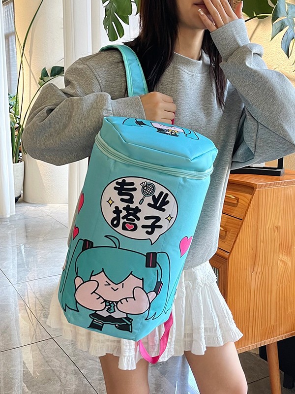 2025 New Everything Backpack Backpack Crayon Shin-Chan Crocodile Backpack Top Zipper Cute Backpack