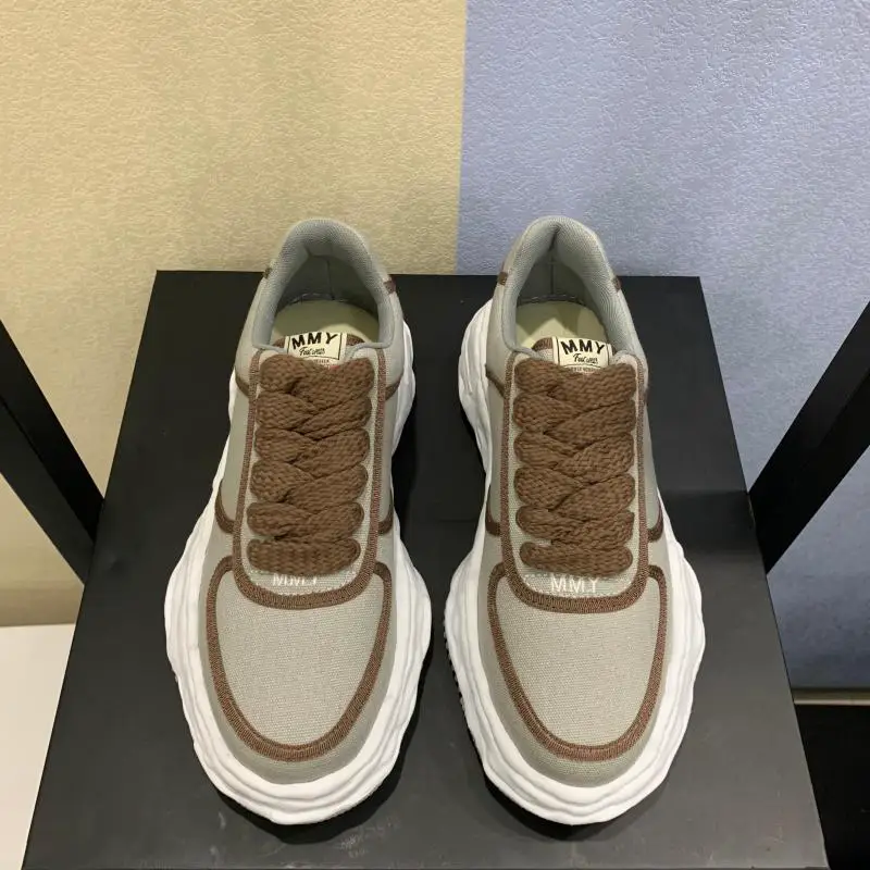 Air Force Mmy Satoshi Miyazaki Thick-Soled Height-Increasing Women's Shawn Yue Men's Casual Sports Sneakers Deformable Canvas Shoes