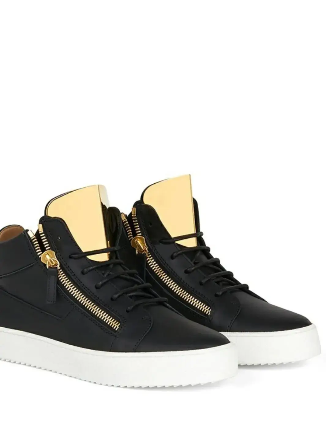 Giuseppe Zanotti Blabber High-Top Sneakers Black Gold