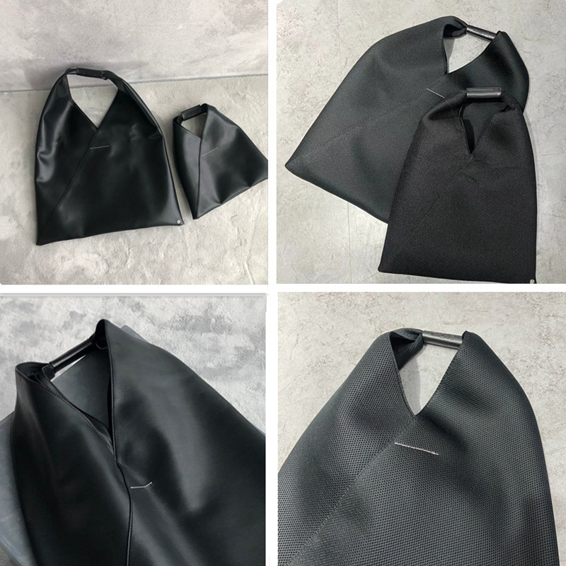 22Ss Large, Medium, and Small Black Women's Bags, Triangle Bags, Dumpling Bags, Ins Mesh Tote Bags, Shoulder Bags, Commuter Bags