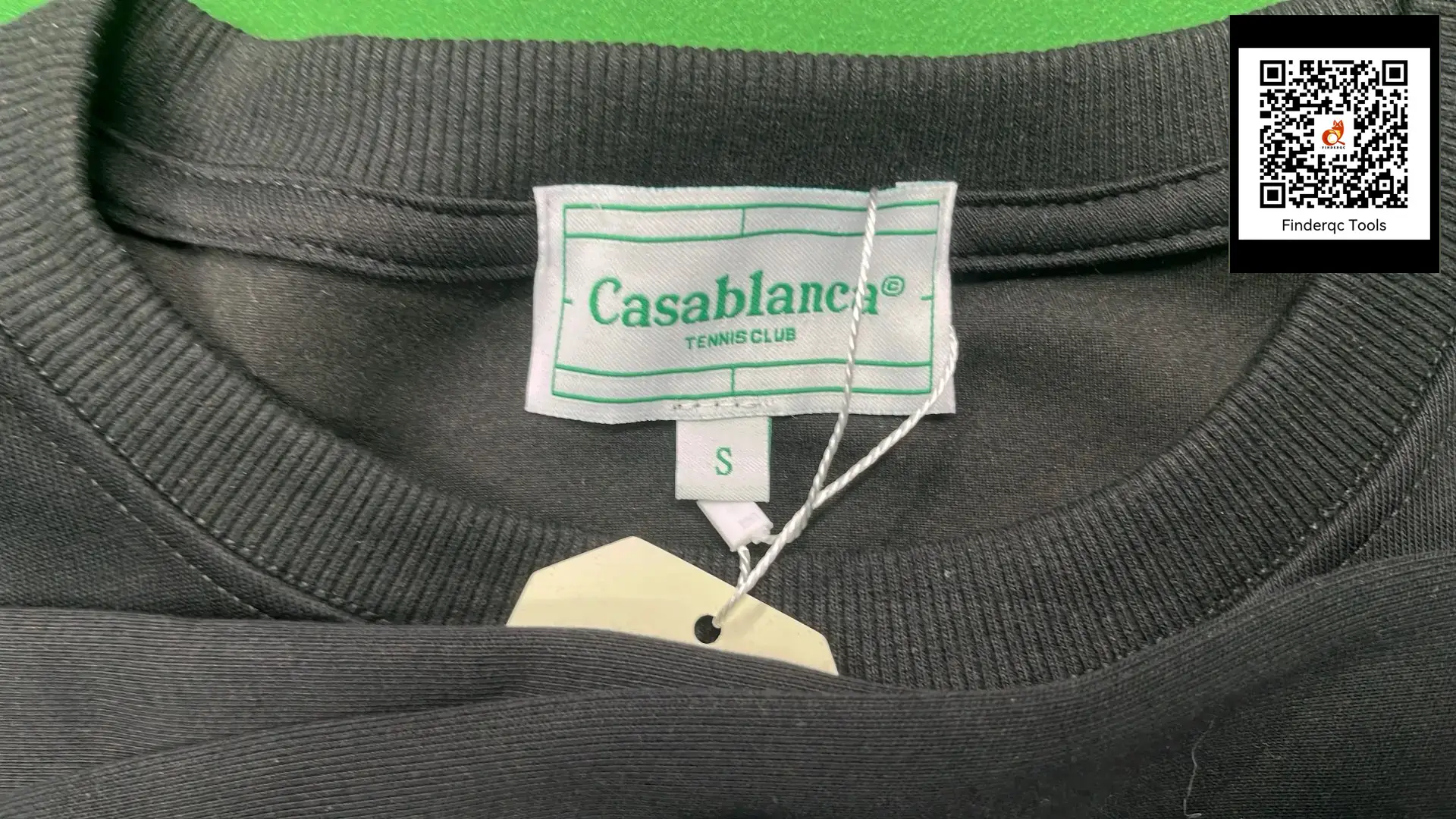 Casablanca Men's Heavyweight 380g American-Style Printed Loose Round-Neck Sweatshirt Without Fleece Trendy