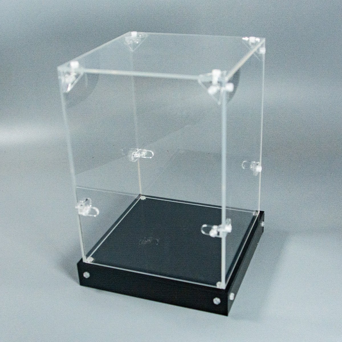 Acrylic Figure Display Case with Black Base
