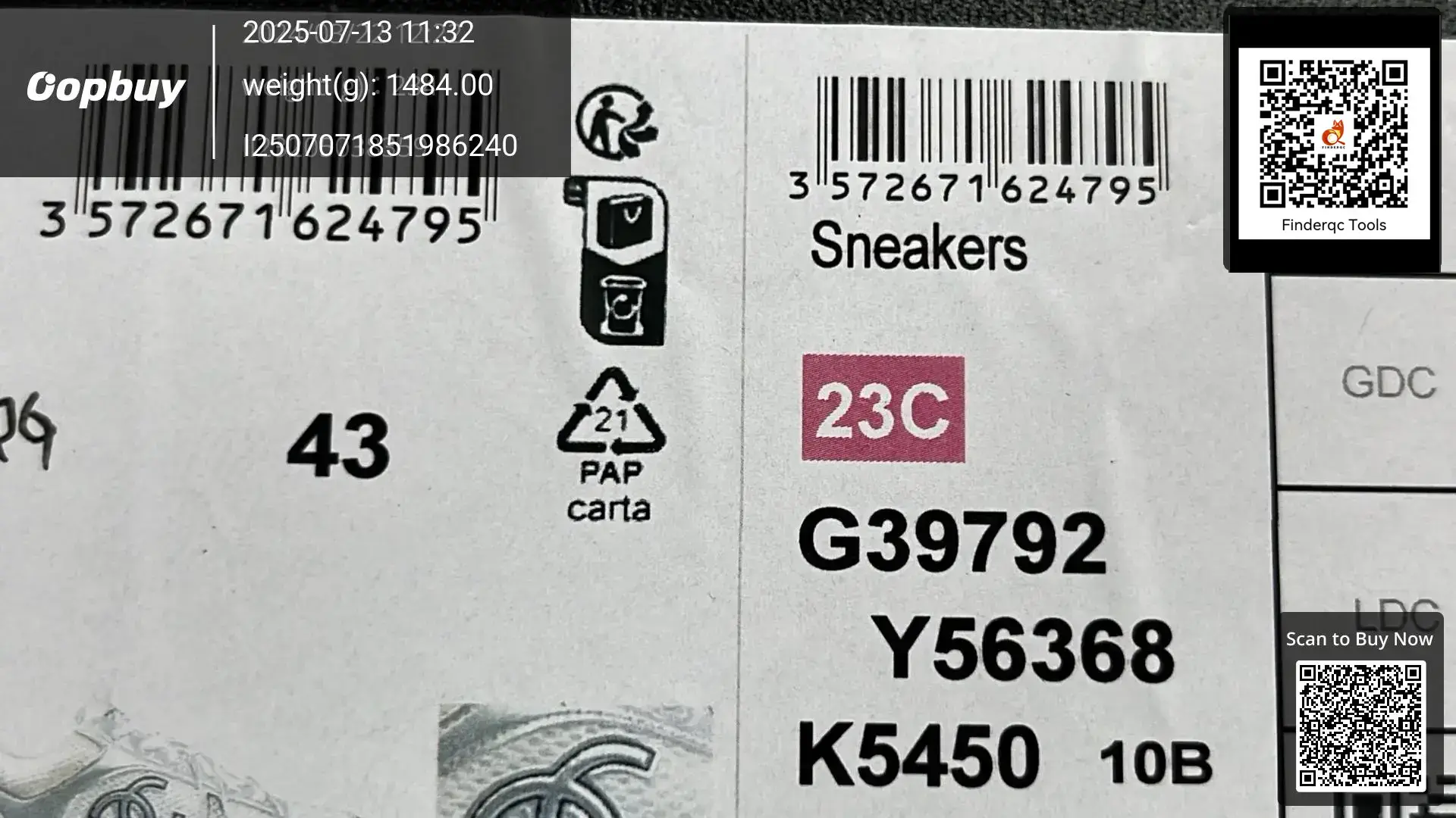 Sneakers G39792 Y56368 K5450