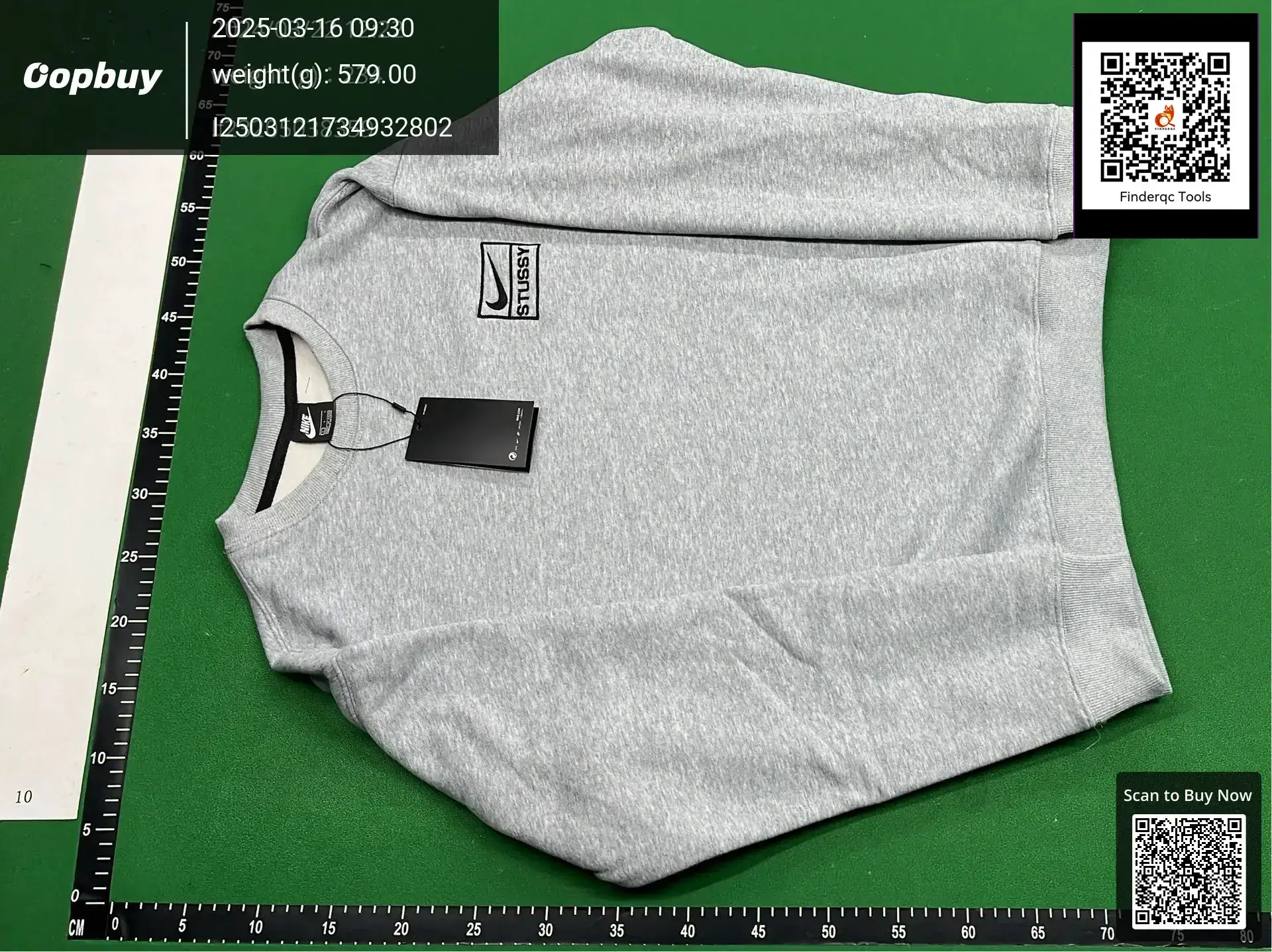 Stussy Grey Sweatshirt