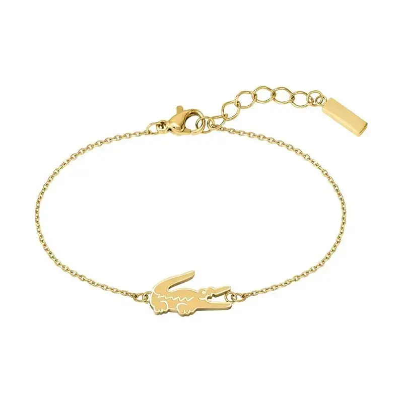 Lacoste Crocodile Bracelet Gold