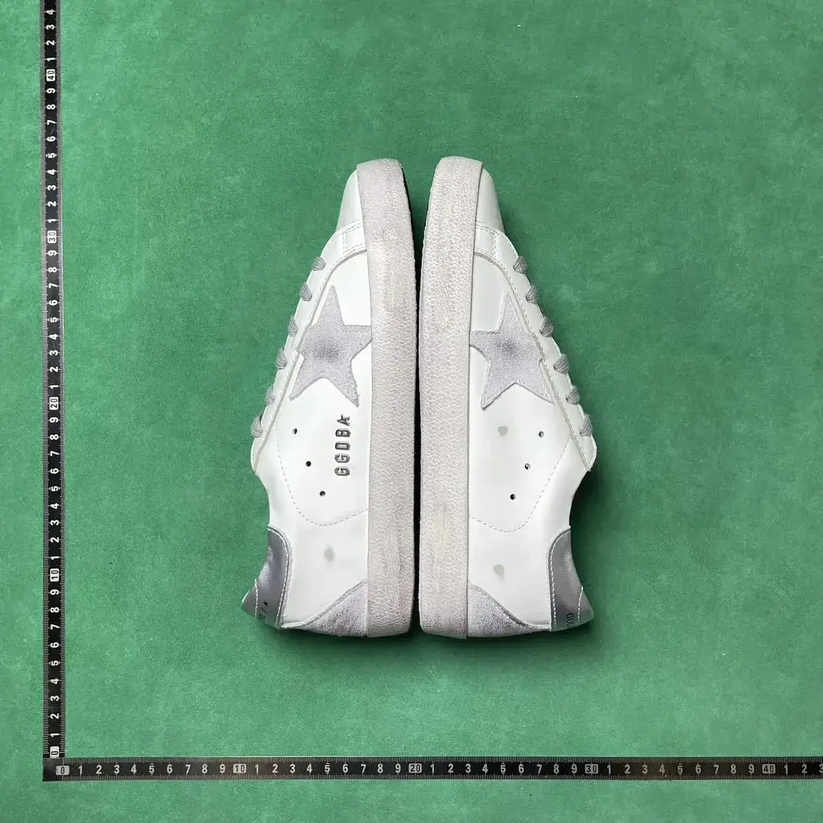 Golden Goose Superstar White Silver