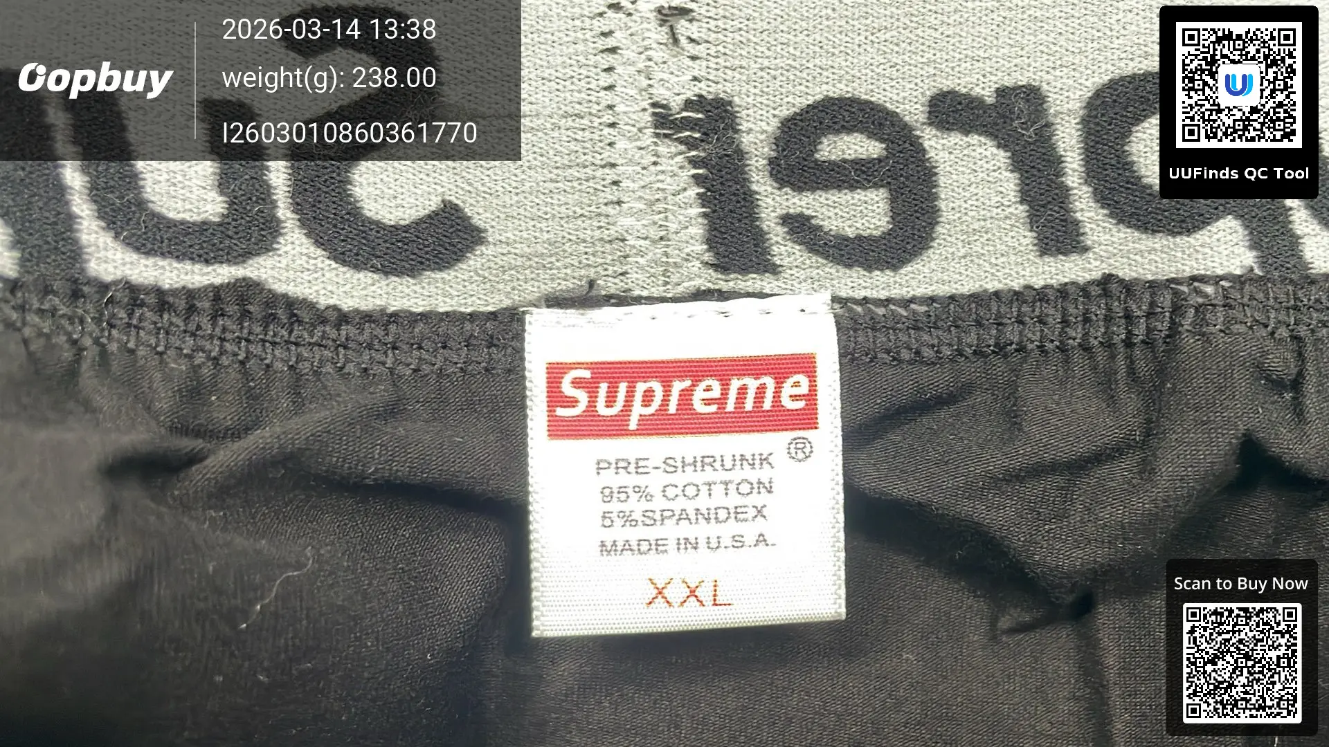 Supreme Box Logo Underwear