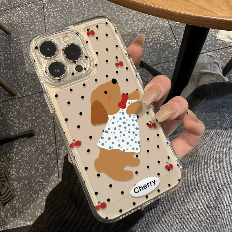 White Dog for Apple 16Pro Max Phone Case 13 14 15 Space Case 15Pro Cartoon 12 xsxr