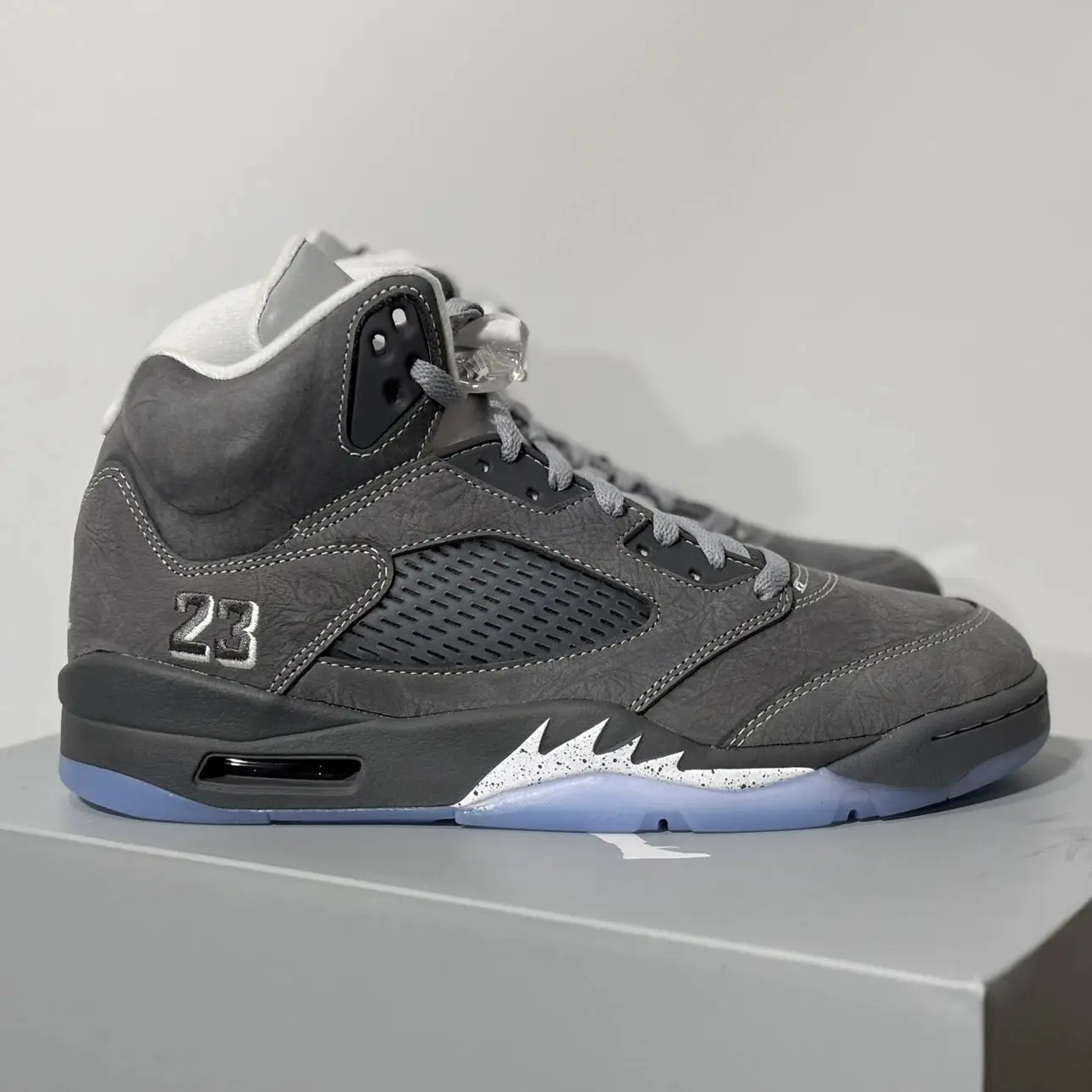 AJ5狼灰 Y3版 “Wolf Grey”乔5舒适 防滑耐磨 中帮 复古篮球鞋 DD0587-002