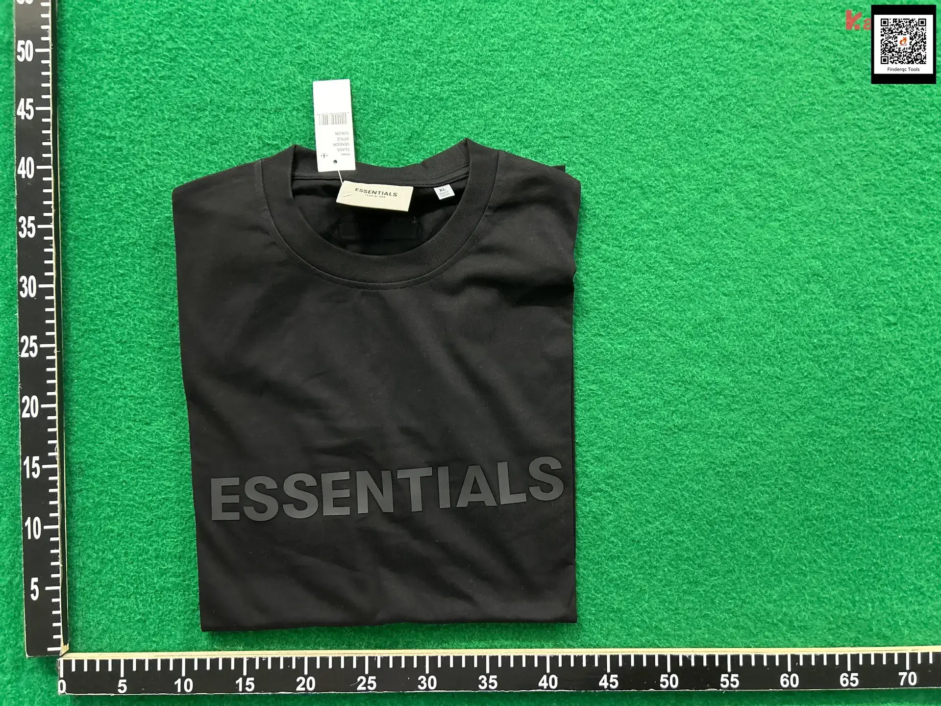 Trendy brand FEAR OF GOD double thread ESSENTIALS letter loose type spot men's and women's short sleeve T-shirt