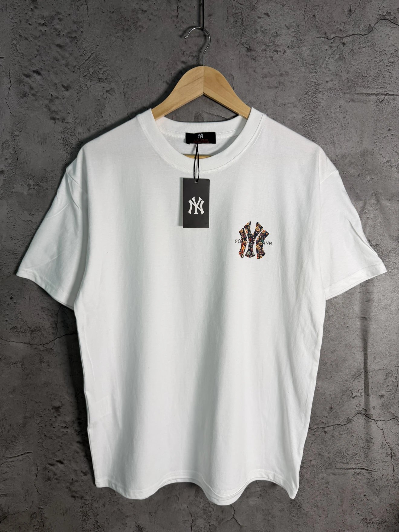 原价69💰面料升级 NY mlb印花新款 200g纯棉 情侣装男女同款 男士短袖t恤 纯棉圆领 宽松美式运动半袖 夏季潮牌男装男款半袖休闲2026夏季新款 日系潮流 女装女款