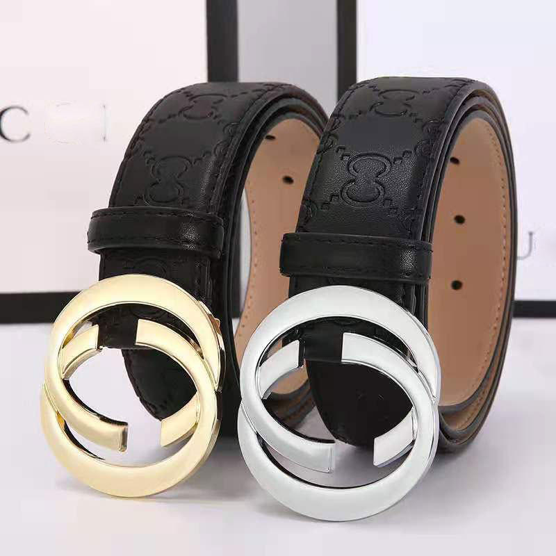 Hair Belt Men's belt young middle-aged business fashion smooth buckle belt men's gift belt wholesale QC-foto från 1688 på Qualit.ly