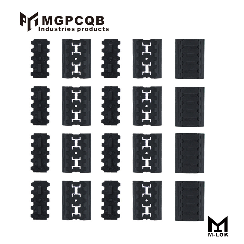 Mgpcqb New Wood Guard Guide Rail Piece Keymod&Mlok Armor Wood Guard Piece 12 Pieces
