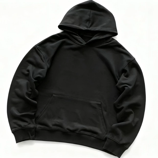 White border, black brown image, scattered white dots, brim, drinking billions of black hoodies set 11111799