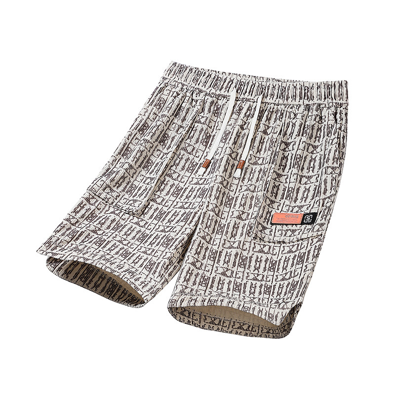 Summer Casual Workwear Shorts, American-Style Loose-Fitting High Street Trendy Men's Sports Shorts, Breathable