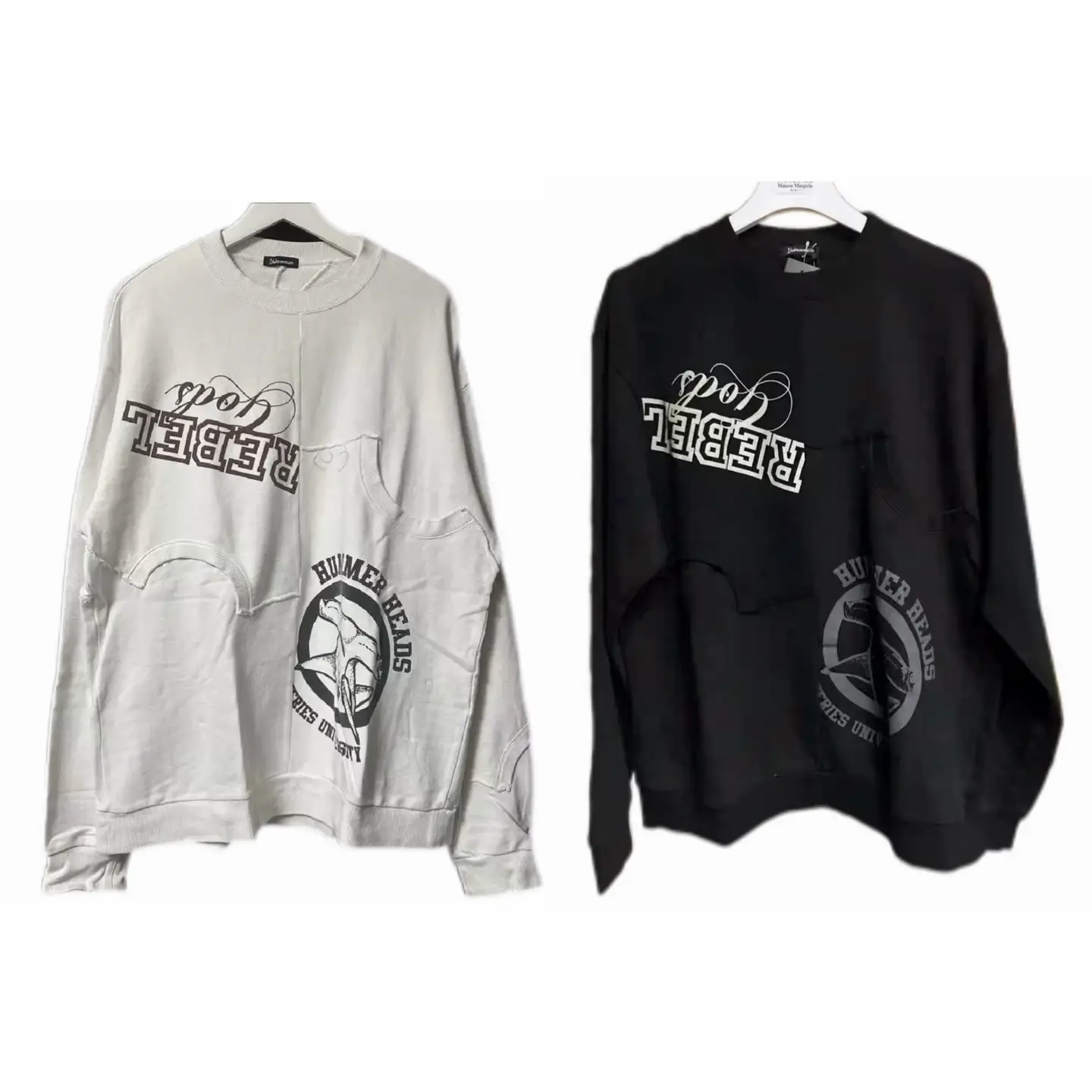 Exclusive stock Undercover patchwork letter printed hoodie 380g thick fabric