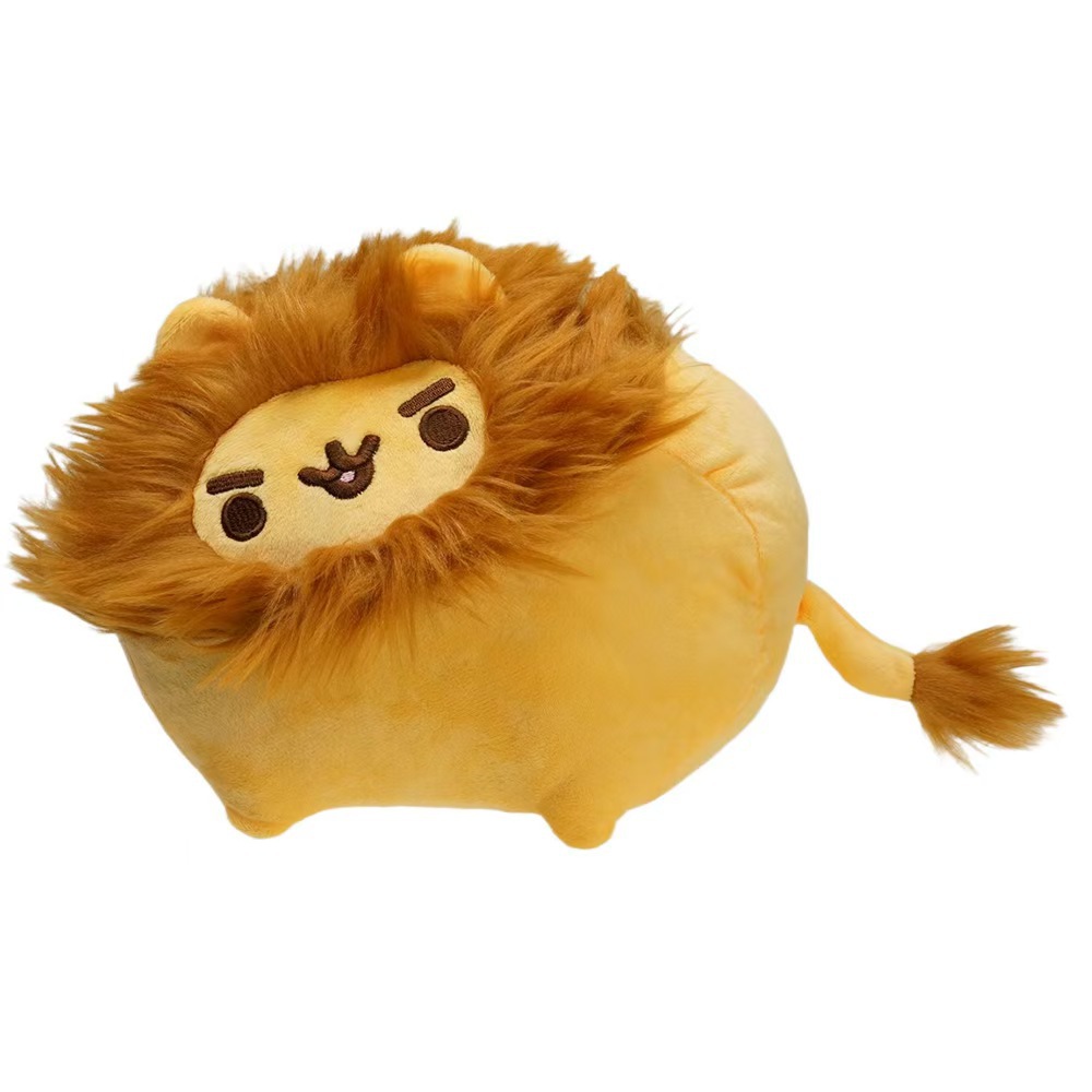 in stock Cross Border Plush Toy Fat Kitty Gray Cat Cat Fat Kitty Dog Pizza Hamburger Donut Ice Cream Cat Foto QC de 1688 na Qualit.ly