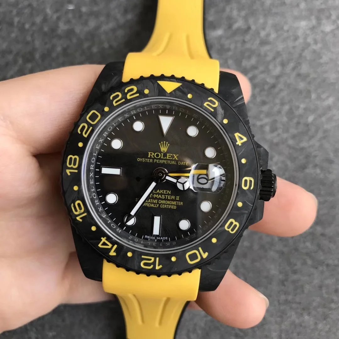 N厂，劳力士(ROLEX)格林尼治型II系列GMT两地时（黄色）
