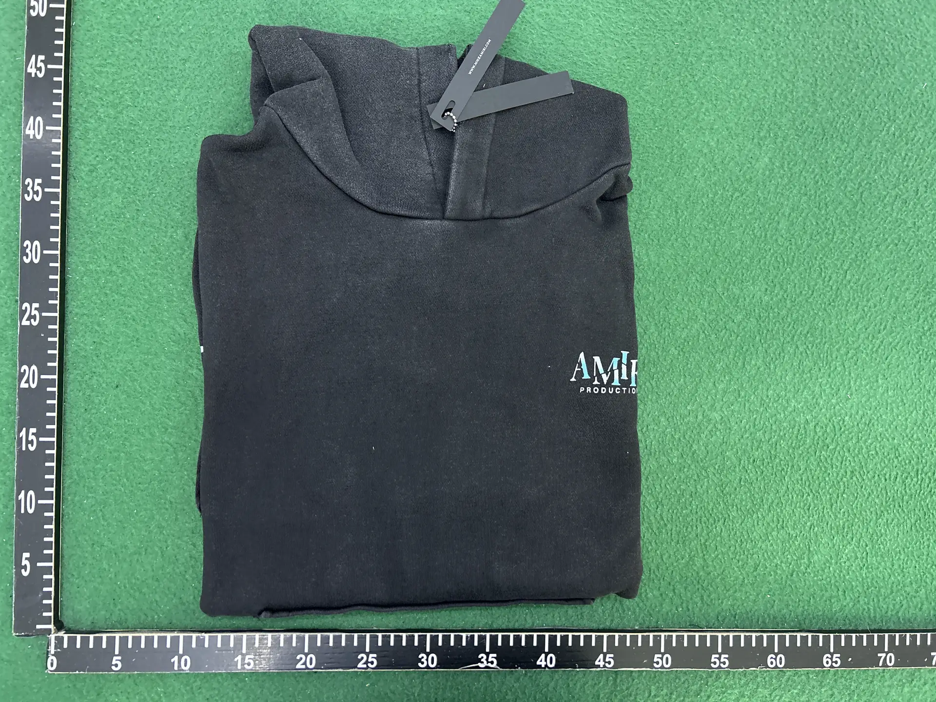 AMIRI Productions Black Hoodie M13635-22E