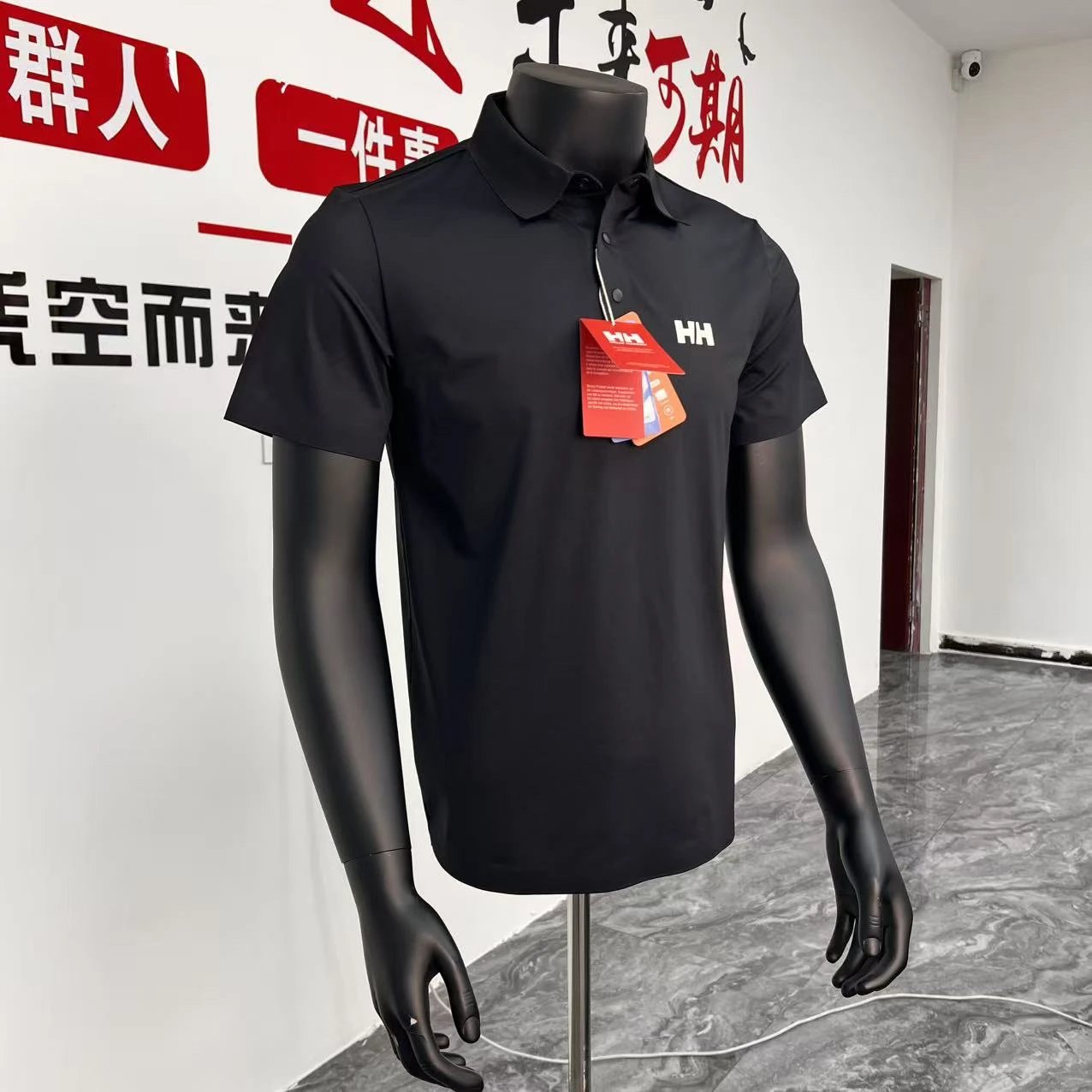 现货 双H原创硅胶无痕压胶Polo衫-三标齐全原包装 定制高端面料 下单留言身高体重!